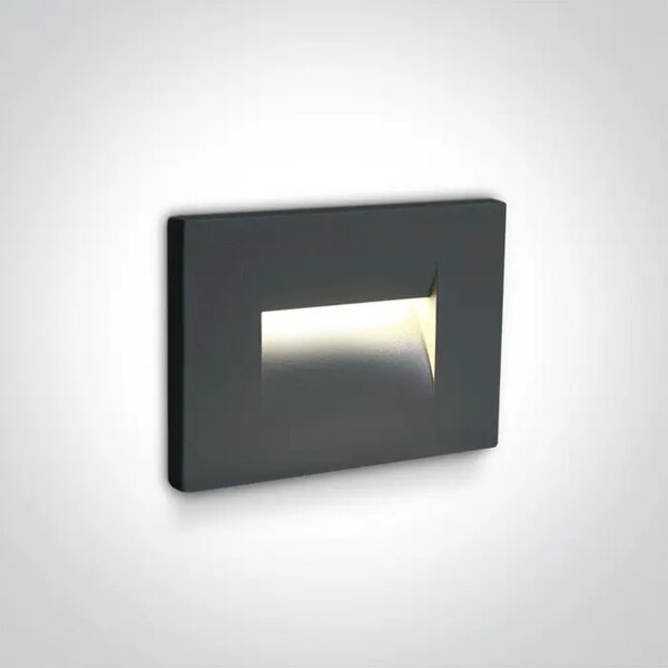 VGRADNA LED SVETILKA/3,6W/3000K/85lm/44°/240V IP65 ANTRACITNA DM68064/AN/W