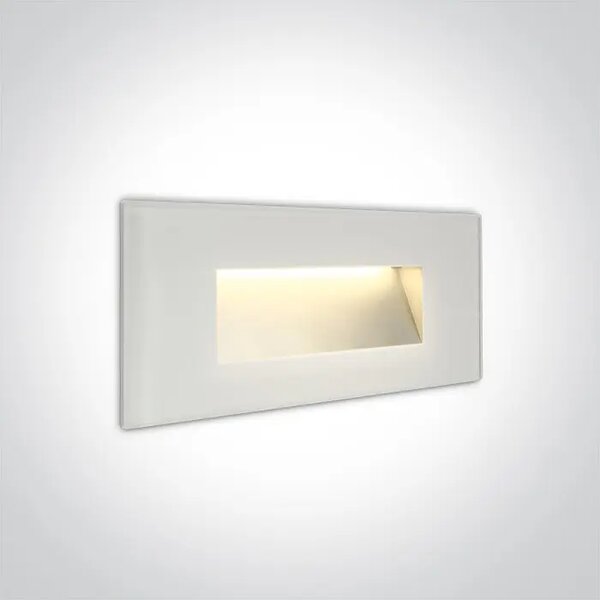 STENSKA SVETILKA LED 5W/3000K/350lm/190x80mm/IP65/BELA DM68076A/W/W
