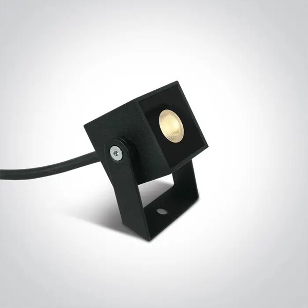 LED REFLEKTOR 1W/80lm/3000K ČRN DM7052B/AN/W