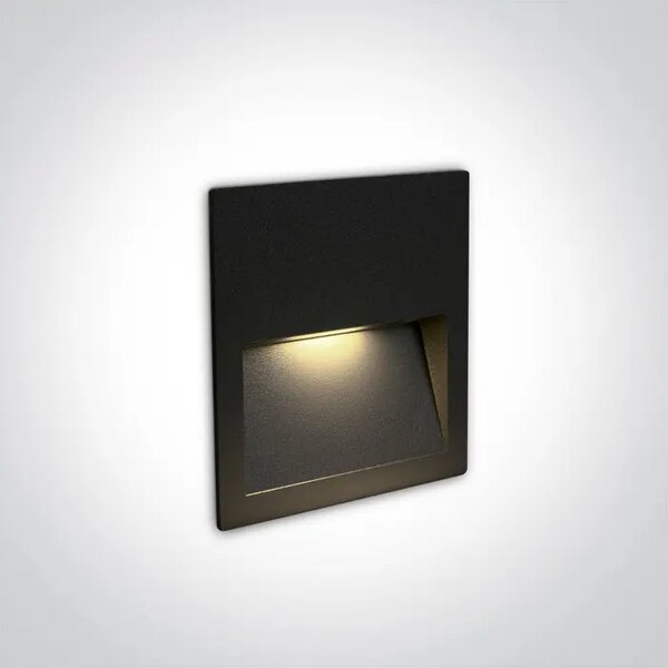 VANJSKA UGRADBENA ZIDNA LED SVJETILJKA 3W CCT IP65 300lm DARK LIGHT CRNA DM68068A/B/V