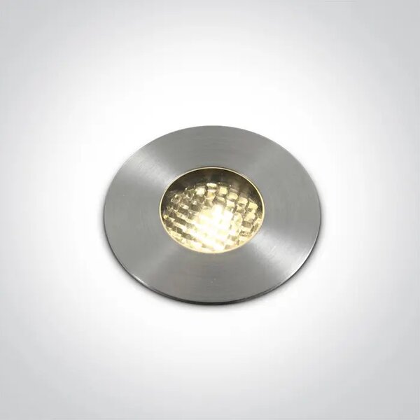 VGRADNA LED SVETILKA/3W/3000K/240lm/36°/24V DC IP67/IK08 DIM. INOX316 DM69052/W