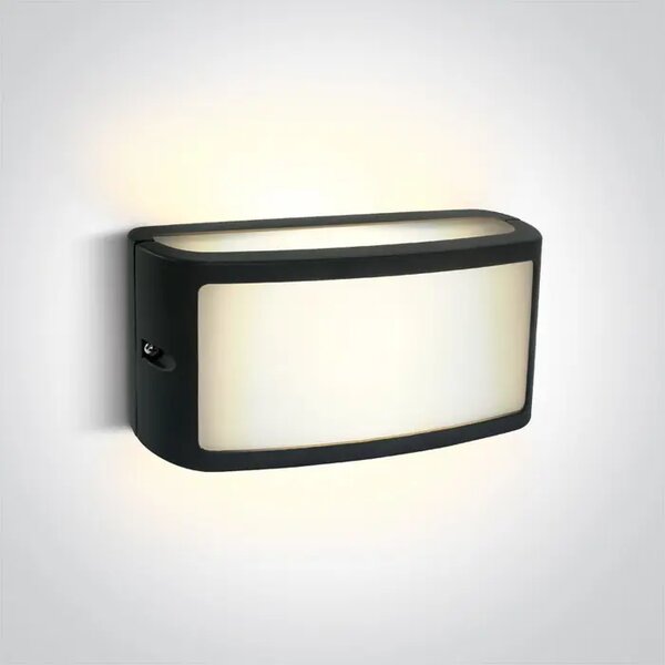 STENSKA SVETILKA LED 10W/700lm/3000K IP54 ANTRACITNA DM67474A/AN/W