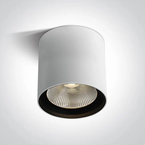 STROPNA SVETILKA LED/40W/3000K/3200lm/40°/230V IP65 fi 160×183mm BELA DM67516C/W/W