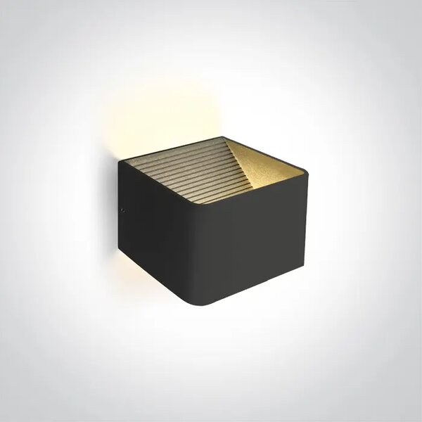 STENSKA SVETILKA LED 6W/3000K/400lm IP20 ČRNA DM67466A/B/W