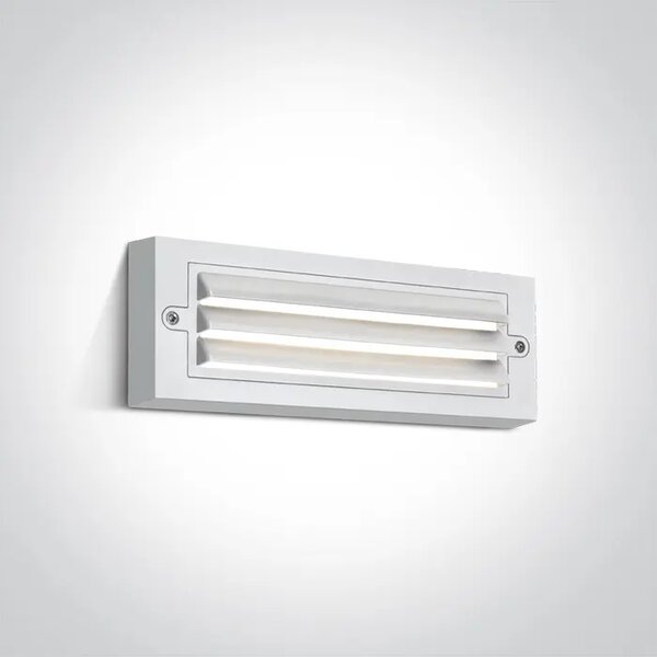 STENSKA SVETILKA LED 6W 3000K TEMNA SVETLOBA IP65 BELA DM67502A/W/W