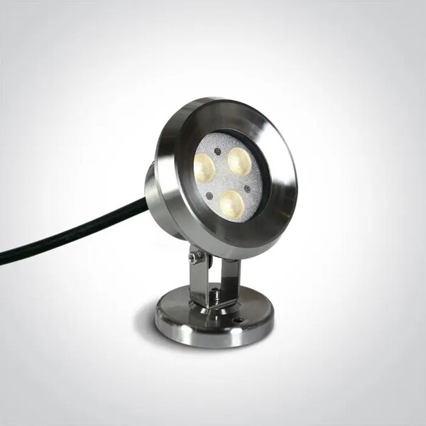PODVODNI REFLEKTOR LED 3X1W LED CW SS316 IP68 24V DM69064A/C
