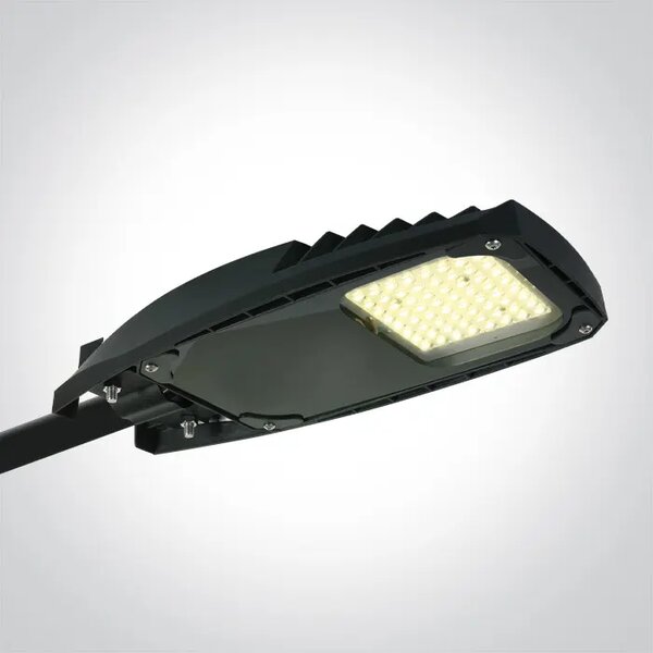 LED ULIČNA SVETILKA/50W/3000K/6800lm/240V IP65/IK08 ASY. 140°×80° ČRNA DM70114/B/W