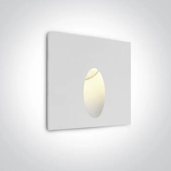 VGRADNA SVETILKA IP54/BELA/LED 3W/230V 3000K DM68032/W/W