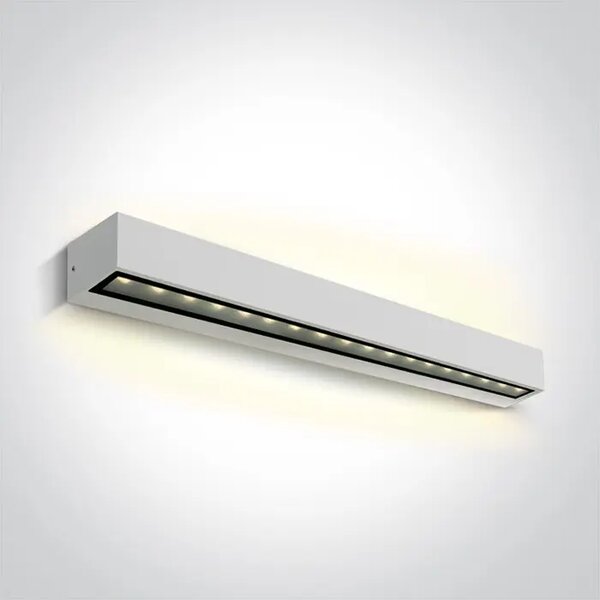 STENSKA SVETILKA LED 2x13W WW IP65 230V BELA DM67526B3/W/W