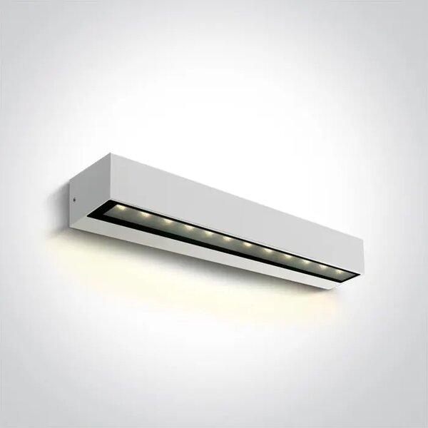 STENSKA SVETILKA LED 9W WW IP65 230V BELA DM67526A2/W/W
