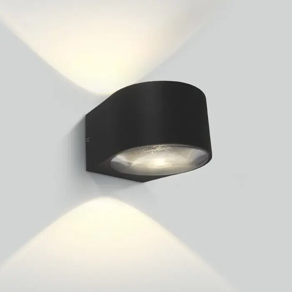 STENSKA SVETILKA COB LED 2X6W WW IP65 230V ANTRACIT DM67480B/AN/W