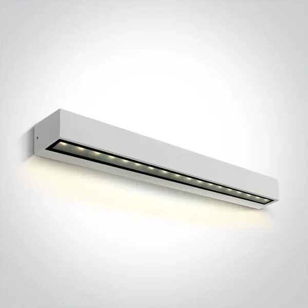 STENSKA SVETILKA LED 13W WW IP65 230V BELA DM67526A3/W/W