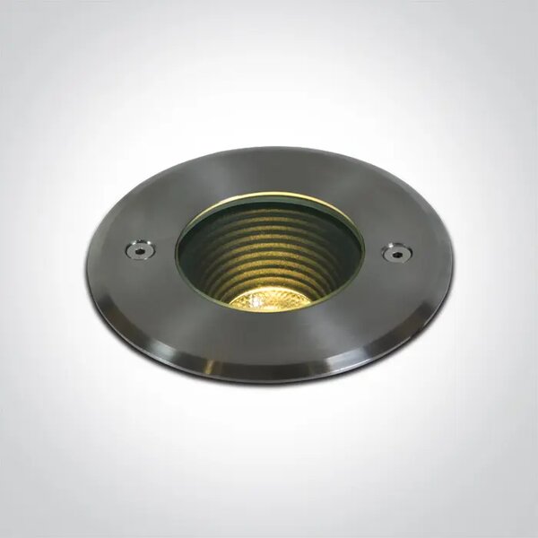 VGRADNA ZUNANJA SVETILKA COB LED 10W WW 20deg 230V SS316L IP67 DM69070B/W