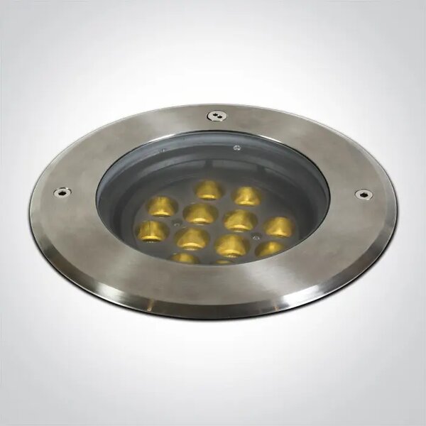VGRADNA ZUNANJA SVETILKA LED 12x1,5W WW 36deg 230V SS316L IP67 DM69074C/W