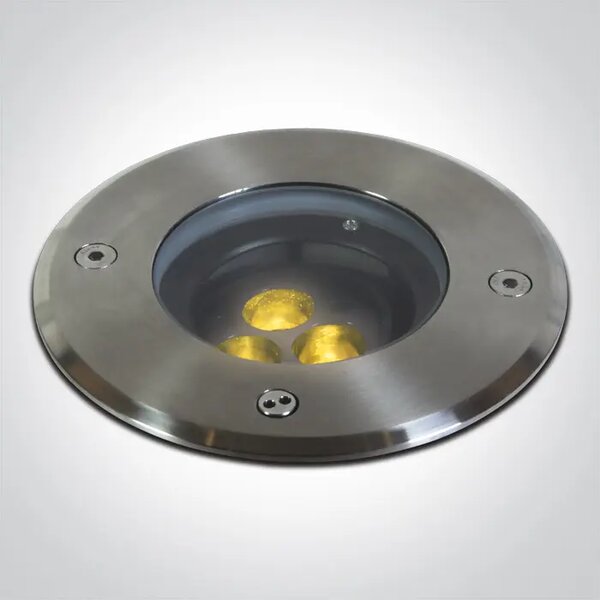 VGRADNA ZUNANJA SVETILKA LED 3x1,5W WW 36deg 230V SS316L IP67 DM69074A/W
