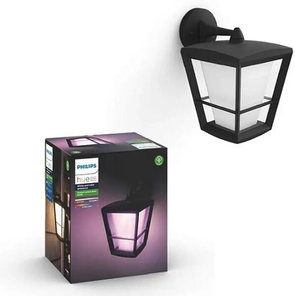 Econic PHILIPS HUE STENSKA SVETILKA ČRNA WACA EU 8718696170588