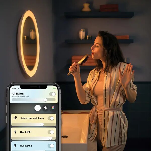 Ogledalo Adore PHILIPS HUE z LED PORT 1x27W 24V BELA 8719514340992