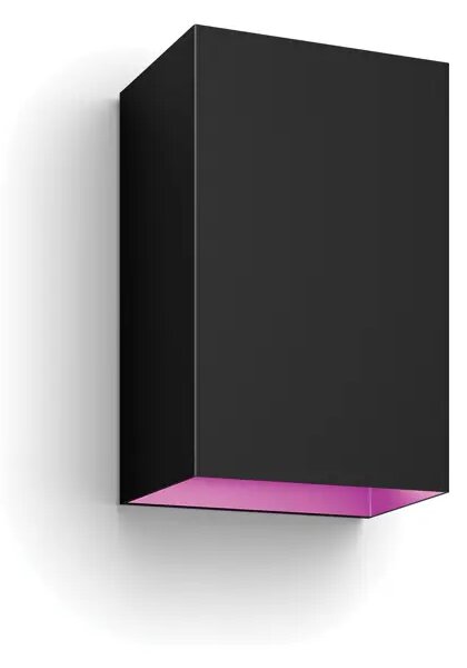 Resonate Hue WACA ZUNANJA STENSKA SVETILKA ČRNA 2x8W RGB 8718696174388