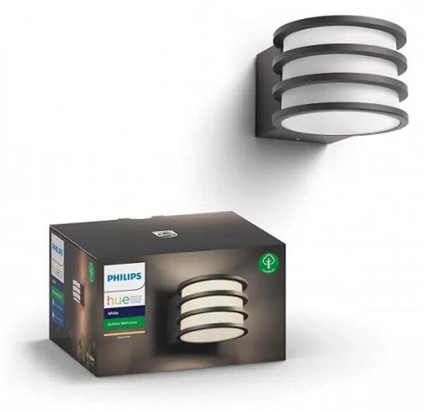 STENSKA SVETILKA LUCCA 1×E27/9,5W/ODTEK/2700K/230V IP44 ANTRACIT 17401/93/P0