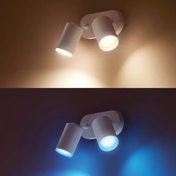 Fugato PHILIPS HUE REFLEKTOR GU10 2X5,7W/230V/ WH+RGB BELA BT 8718696171516