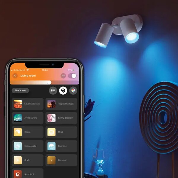 Fugato PHILIPS HUE REFLEKTOR GU10 2X5,7W/230V/ WH+RGB BELA BT 8718696171516