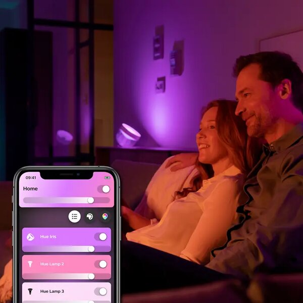 Iris PHILIPS HUE ZATEMNLJIVA NAMIZNA SVETILKA BELA RGBW 8719514264465