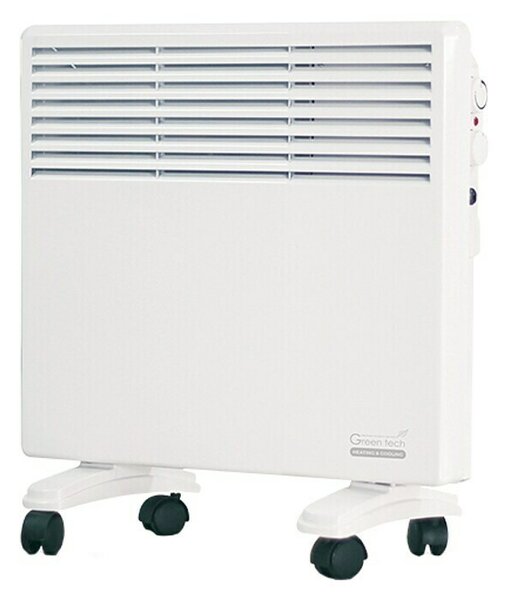 Green Tech Konvektorski grelec HCN-1000 (1.000 W, 46,5 x 9,3 x 49,7 cm, Bele barve) productname.garantie.plussign BAUHAUS garancija 5 let za naprave n