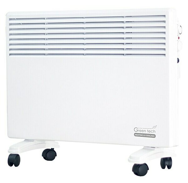 Green Tech Konvektorski grelec HCN-1500 (1.500 W, 61 x 9,3 x 49,7 cm, Bele barve) productname.garantie.plussign BAUHAUS garancija 5 let za naprave na