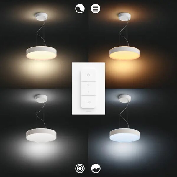 Enrave PHILIPS HUE VISEČA SVETILKA ČRNA 8718696176580