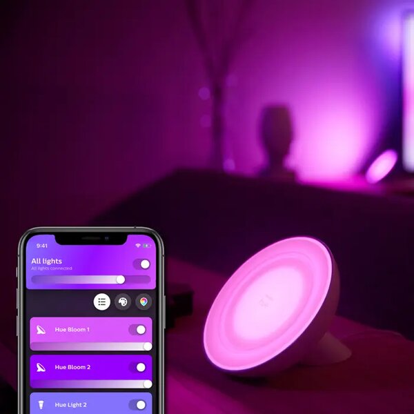 Bloom PHILIPS HUE AMBIENTNA NAMIZNA SVETILKA ČRNA RGBW 8718699771126