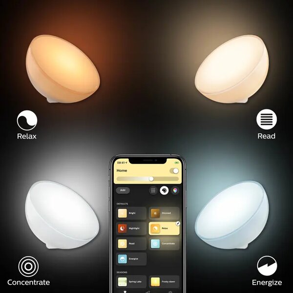 PRENOSNA NAMIZNA SVETILKA COL PHILIPS HUE GO V2 BELA 8718696173992