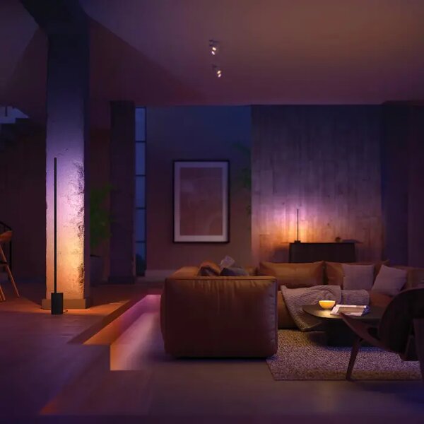 Namizna svetilka PHILIPS HUE črna RGBW 8718696176245