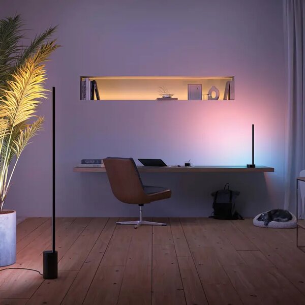 Namizna svetilka PHILIPS HUE črna RGBW 8718696176245