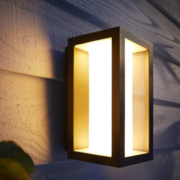 Stenska svetilka Impress PHILIPS HUE, črna 8718696170489