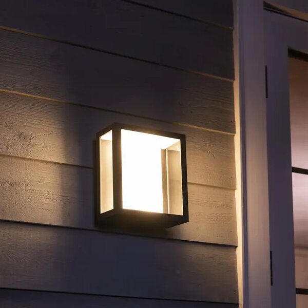 Stenska svetilka Impress PHILIPS HUE, črna 8718696170496