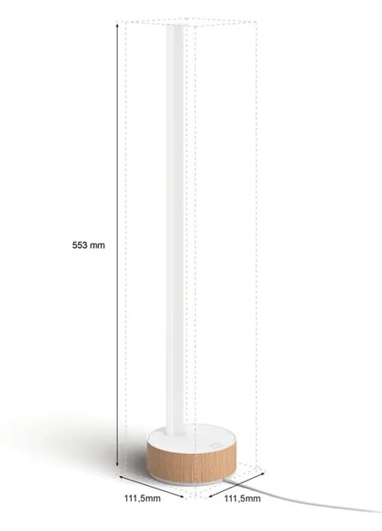 Gradient Signe PHILIPS HUE NAMIZNA SVETILKA LESENA/WHITE RGBW 8719514433465