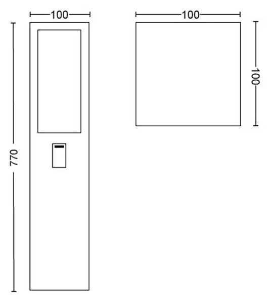 Impress PHILIPS HUE talna svetilka črna 2x8W 24V 8718696170519