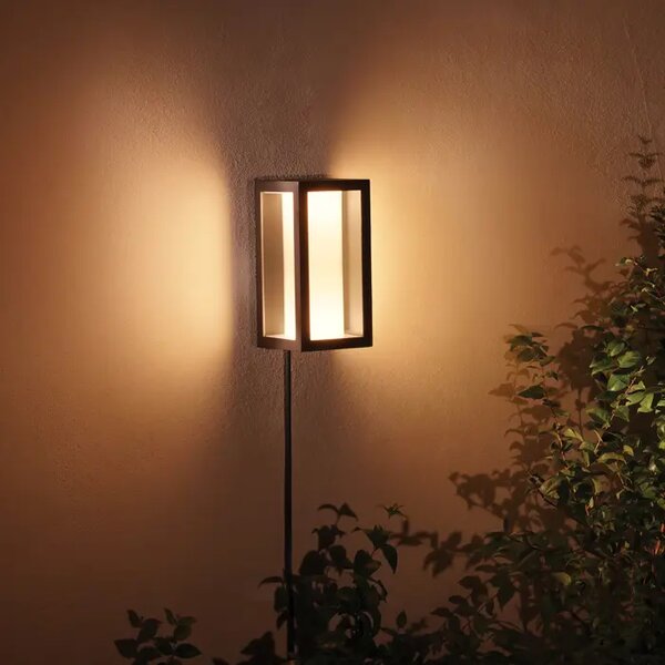 Stenska svetilka Impress PHILIPS HUE, črna 8718696174333