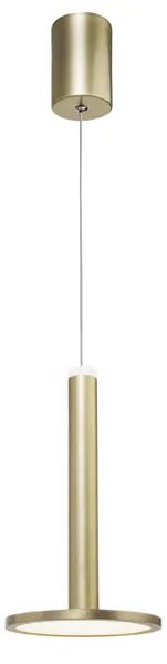 Viseča LED svetilka PALENCIA 10W/3000K/517lm/IP20/MEDENINA ZLATA NL1703301201