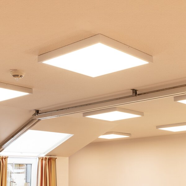 DOTLUX LED-panel PANELbig-ugr, 30 x cm, bel, aluminij CCT HCL, Bela, Študija / pisarna, Aluminij