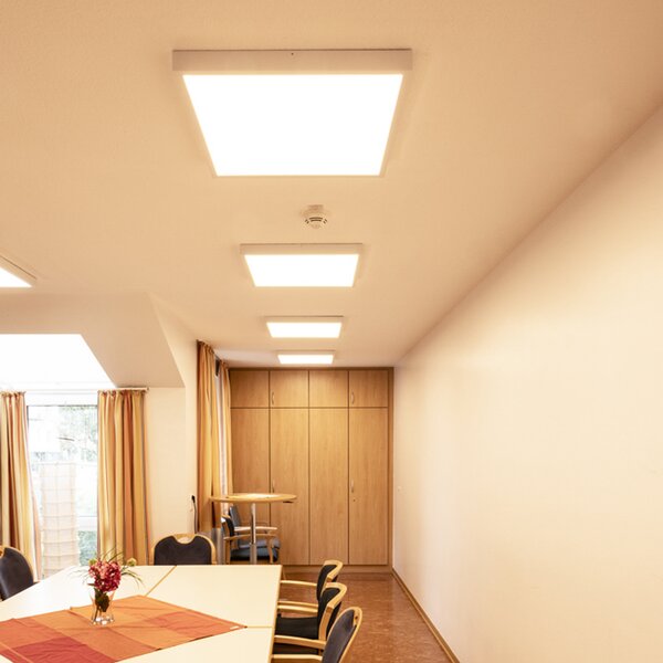 DOTLUX LED-panel PANELbig-ugr, 30 x cm, bel, aluminij CCT HCL, Bela, Študija / pisarna, Aluminij