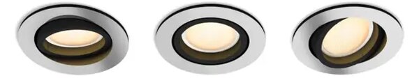 VGRADNA SVETILKA Milliskin Hue aluminij 3x5W 8719514342828