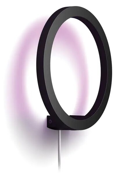 Sana Hue STENSKA SVETILKA ČRNA 20W RGB 8719514343382