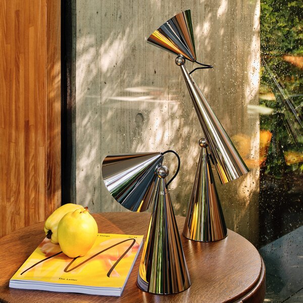 Tom Dixon LED namizna svetilka Pose Task Light, srebrna, zatemnjen, Kovinska, Dnevna soba / jedilnica, Plastika, Dizajn