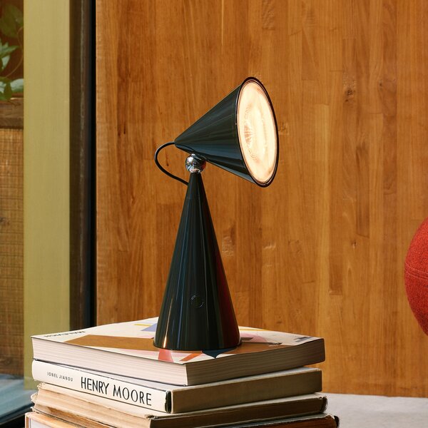 Tom Dixon LED namizna svetilka Pose Task Light, antracit, 41 cm, zatemnjen, Črna, Dnevna soba / jedilnica, Plastika, Dizajn