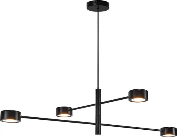 VISEČA SVETILKA CLYDE ČRNO DIMLJENA LED NORDLUX MOODMAKER IP20 2010803003