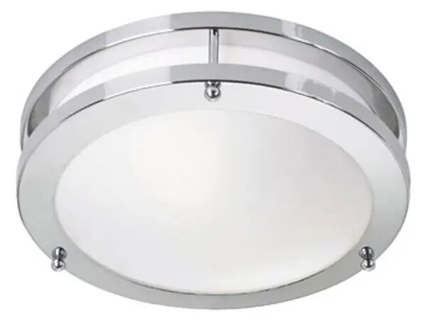 STROPNA SVETILKA TÄBY LED KROM/BELA IP44 FIKSNA LED IP44 MA105621