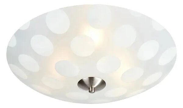 STROPNA SVETILKA DOTS 43 CM MATIRANA/JEKLO E14 MA107359