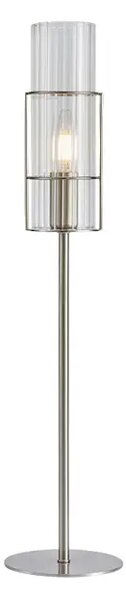NAMIZNA SVETILKA TUBO 65 CM SATEN NIKEL/PROZORNA E14 MA108558