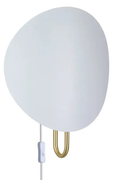 STENSKA SVETILKA SPARGO BELA/MEDENINA E27 IP20 2320361001